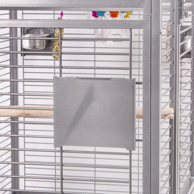 Montana NEW ARKANSAS 2024 Platinum - jasny | moduł rozszerzający | do klatki dla papug 101,5 × 101,5 cm od ParrotPlanet.pl- wyłaczny przedstawiciel Montana w Polsce