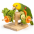 Karuzela do karmienia dla papug, drewno, 22 × 8 × 22 cm od ParrotPlanet.pl