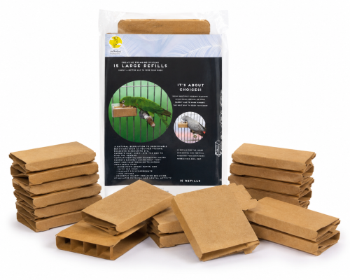 Creative Foraging Systems – kartonowe wkłady foragingowe dla papug, Large, 15 szt.od ParrotPlanet.pl