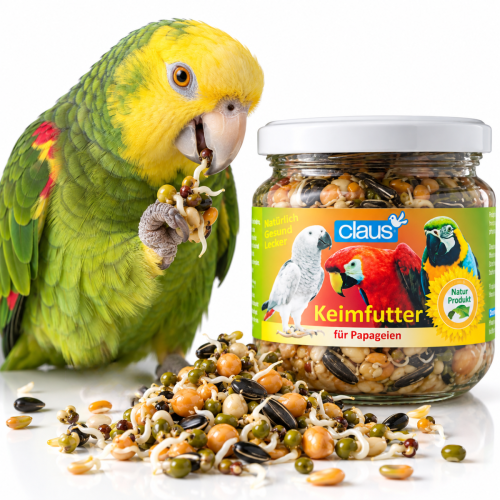 Claus Keimfutter - Naturalne Kiełki dla Dużych PaPug 210ml od ParrotPlanet.pl