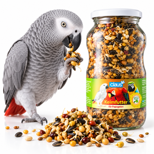 Claus Keimfutter - Naturalne Kiełki dla Dużych PaPug 720ml od ParrotPlanet.pl