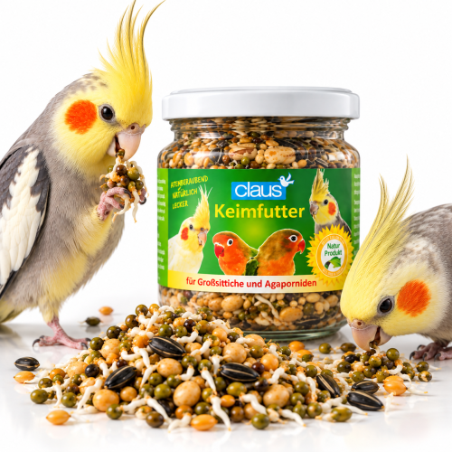 Claus Keimfutter - Naturalne Kiełki dla średnich PaPug 210ml od ParrotPlanet.pl