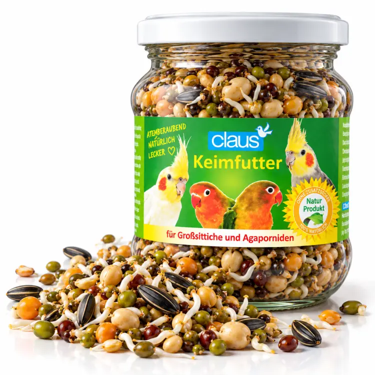 Claus Keimfutter - Naturalne Kiełki dla średnich PaPug 210ml od ParrotPlanet.pl