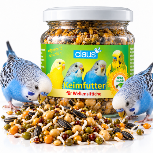 Claus Keimfutter - Naturalne Kiełki dla PapUzek falistych i innych małych PaPug 210ml od ParrotPlanet.pl