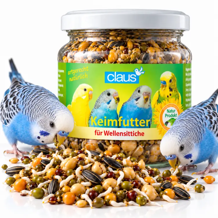 Claus Keimfutter - Naturalne Kiełki dla PapUzek falistych i innych małych PaPug 210ml od ParrotPlanet.pl