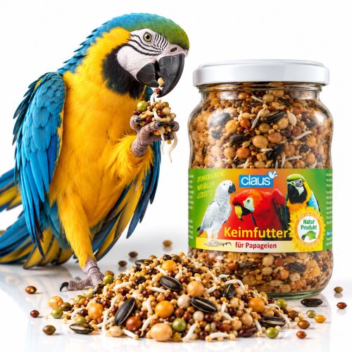 Claus Keimfutter - Naturalne Kiełki dla Dużych PaPug 370ml od ParrotPlanet.pl