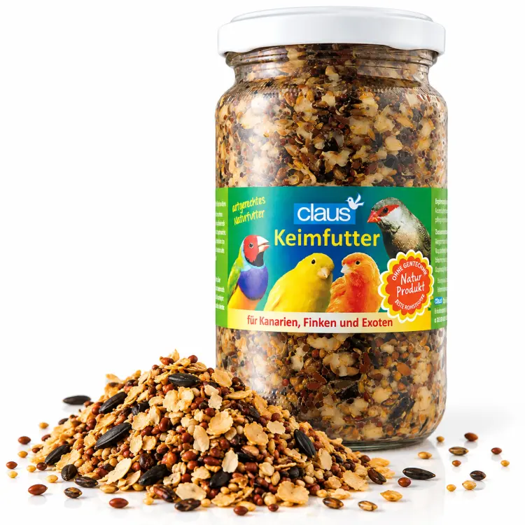 Claus Keimfutter - Naturalne Kiełki dla Kanarków i ptaków egzotycznych 370ml od ParrotPlanet.pl