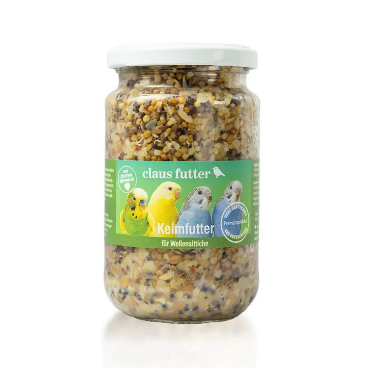 Claus Keimfutter - Naturalne Kiełki dla PapUzek falistych i innych małych PaPug 370ml ParrotPlanet.pl