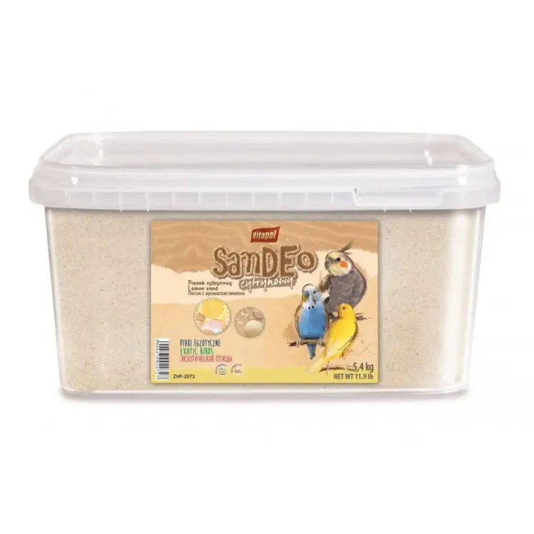 Vitapol Piasek dla ptaków - cytrynowy, wiaderko 5,4kg od ParrotPlanet.pl