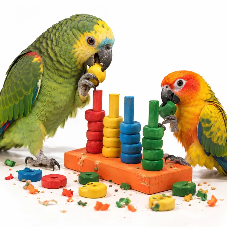 Sztuczka Magiczna - zabawka logiczna dla papug od ParrotPlanet.pl