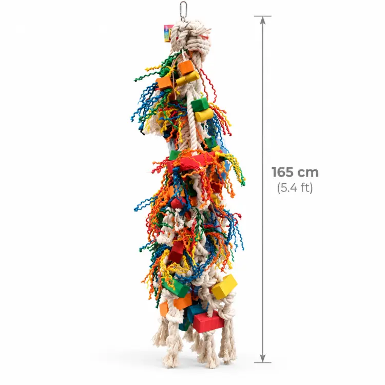 Prawdopodobnie największa na świecie zabawka dla papug 165cm - 15 kg !! OD PARROTPLANET.PL