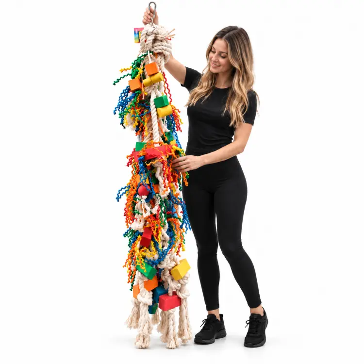 Prawdopodobnie największa na świecie zabawka dla papug 165cm - 15 kg !! OD PARROTPLANET.PL