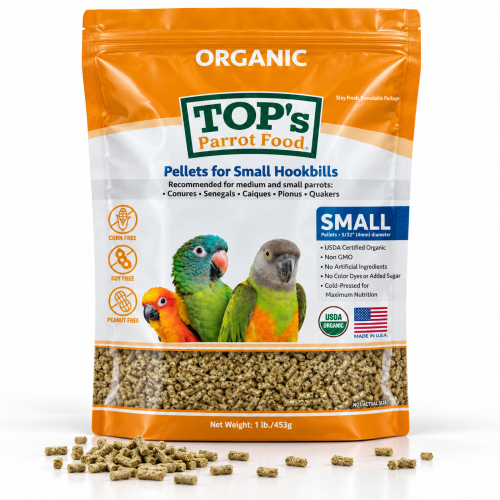 TOP's for small HookBills - Granulat dla nimf i innych małych papug 453g od ParrotPlanet.pl
