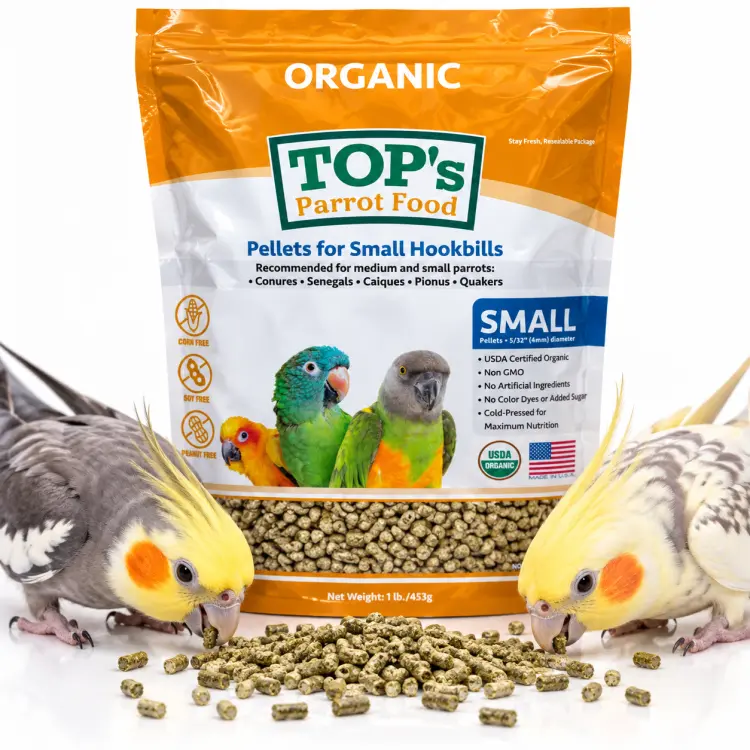 TOP's for small HookBills - Granulat dla nimf i innych małych papug 453g od ParrotPlanet.pl