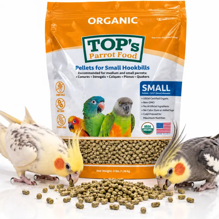 TOP's for small HookBills - Granulat dla nimf i innych małych papug 1,36kg od ParrotPlanet.pl