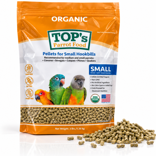 TOP's for small HookBills - Granulat dla nimf i innych małych papug 1,36kg od ParrotPlanet.pl