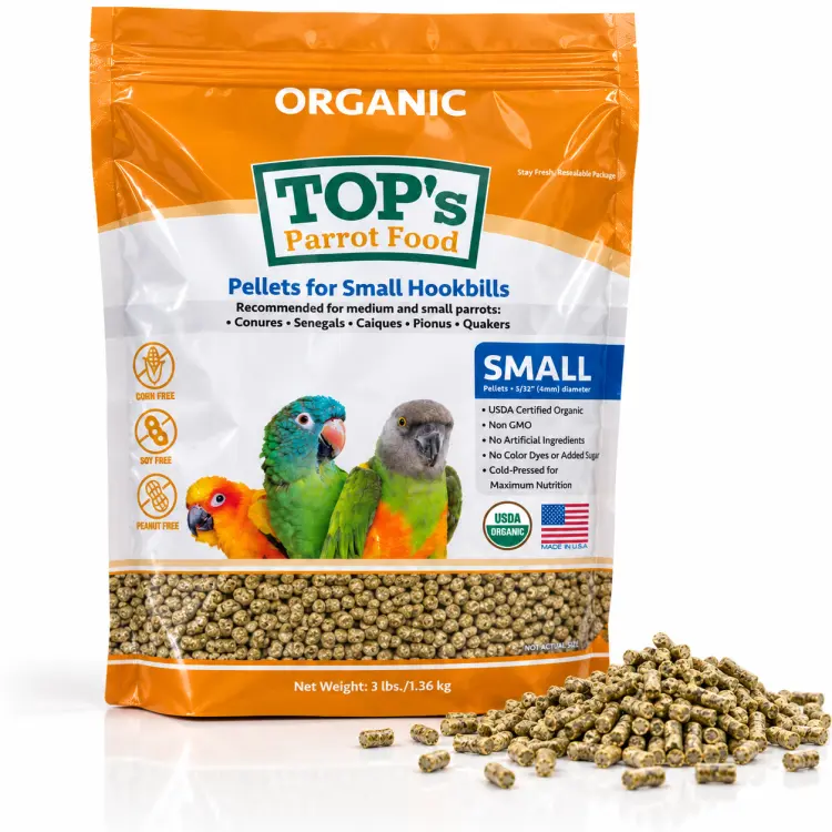 TOP's for small HookBills - Granulat dla nimf i innych małych papug 1,36kg od ParrotPlanet.pl