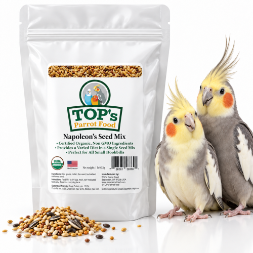 Top's Napoleon's Seed Mix - Organiczna mieszanka do kiełkowania dla małych papug 453g  od ParrotPlanet.pl