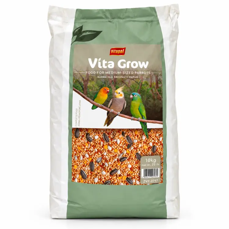 Vita Grow karma pełnoporcjowa dla średnich papug 10kg od ParrotPlanet.pl