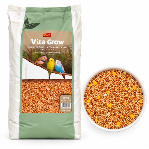 Vita Grow karma pełnoporcjowa dla małych papug 10kg od ParrotPlanet.pl