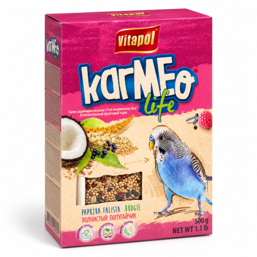 Vitapol Karmeo LIFE Mieszanka dla Papużek Falistych 500 g – Pełnoporcjowa Karma Life od ParrotPlanet.pl