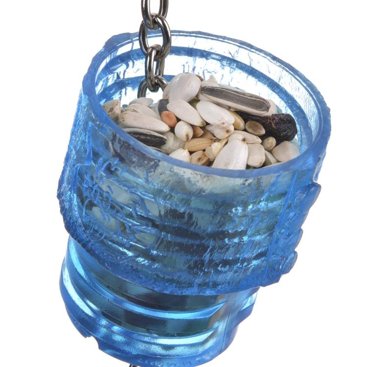 Pionowy karmnik logiczny dla wszystkich papug od ParrotPlanet.pl