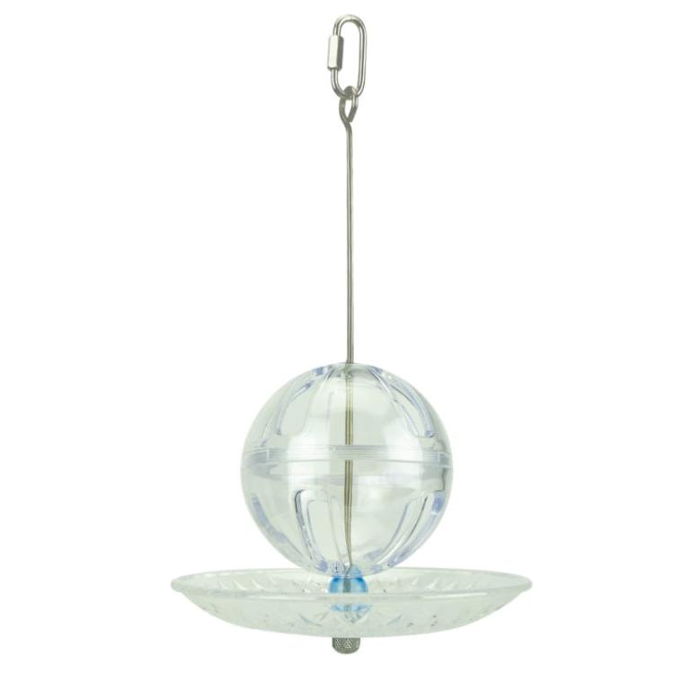 Bufet w piłce z talerzykiem dla wszystkich papug rozm.XL/XXL od ParrotPlanet.pl