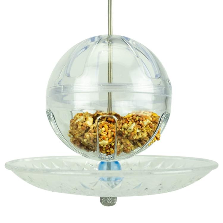 Bufet w piłce z talerzykiem dla wszystkich papug rozm.XL/XXL od ParrotPlanet.pl