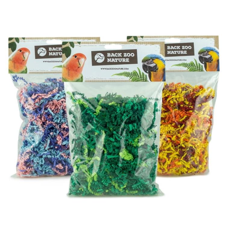 Crinkle Paper HAPPY Mix - Zestaw kolorowego papieru W KOLORZE RADOŚCI do napełniania zabawek od ParrotPlanet.pl