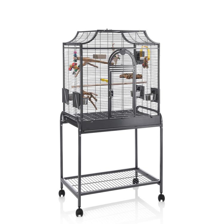 Klatka dla papug Montana Madeira I ciemna od ParrotPlanet.pl - wyłączny przedstawiciel klatek Montana w Polsce